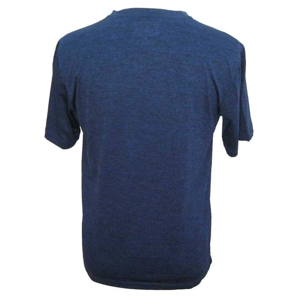 DENVER BRONCOS Mens (Size Medium) Blue Short Sleeve Graphic T-Shirt NFL Football